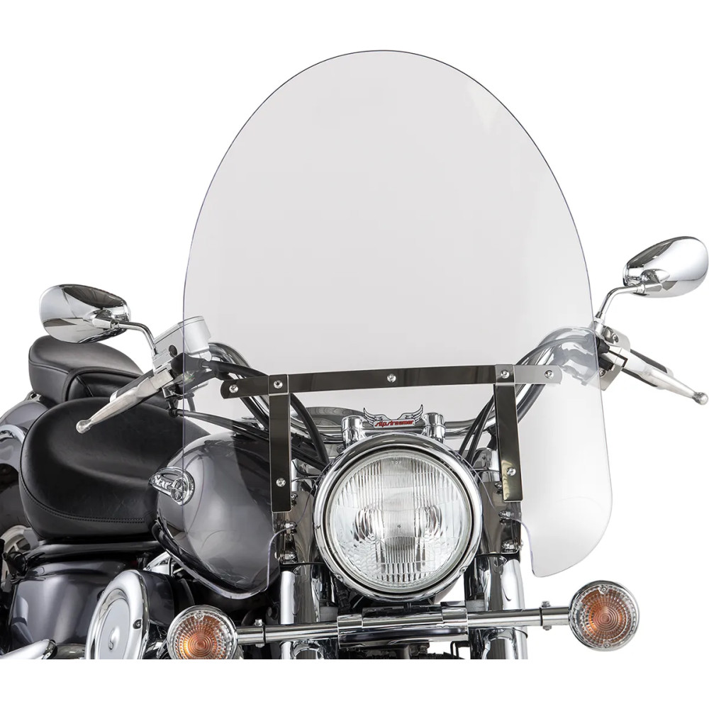 SS-30 Classic Windshield — 22 in, 23 in, 3/16 in, Clear