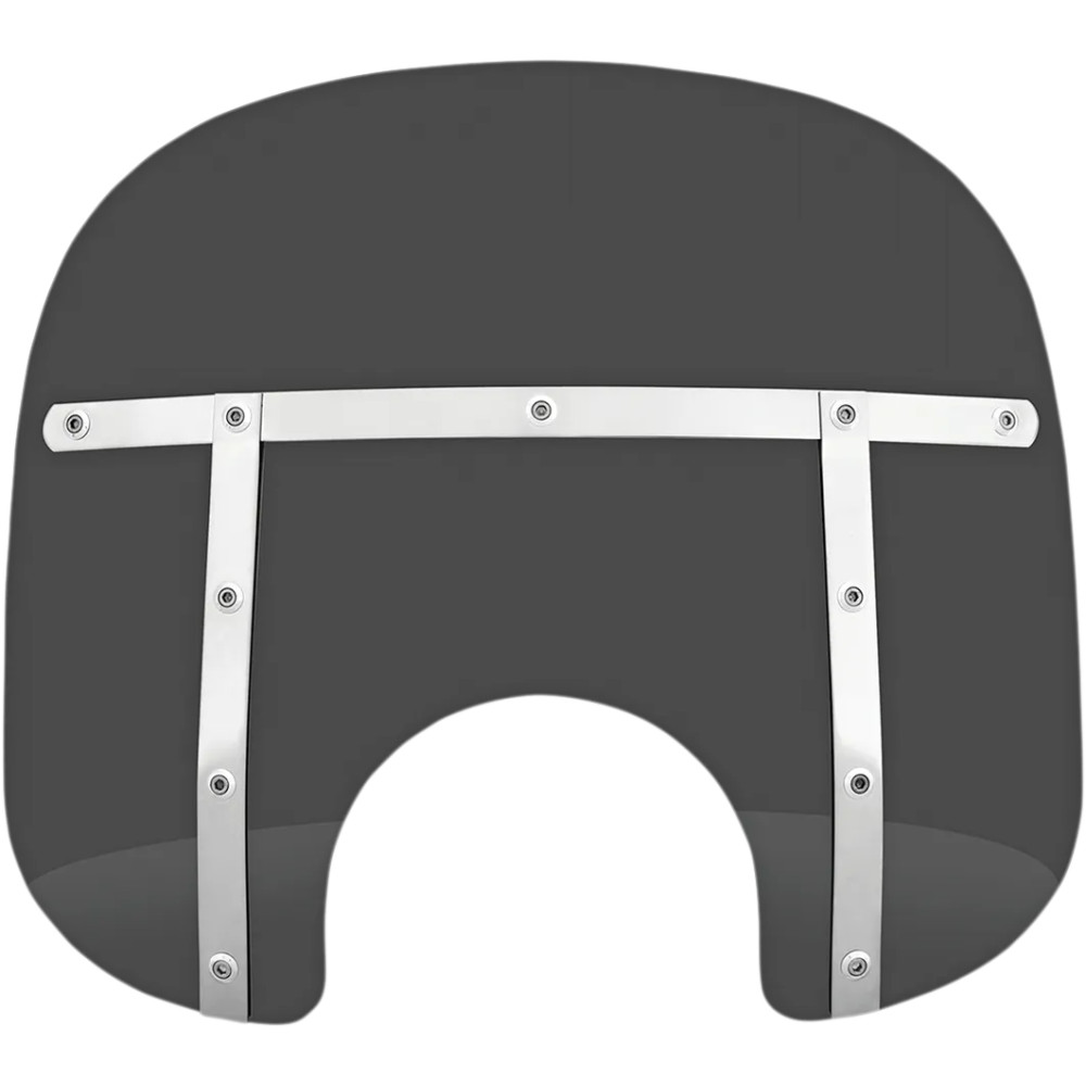 Memphis Fats Windshield — Height 33 cm (13"), Width 56 cm (22"), Headlight cutout 18 cm (7")