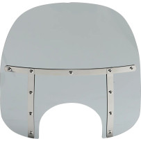 Memphis Fats Windshield — 43 cm (17"), 56 cm (22"), 23 cm (9"), Black Smoke