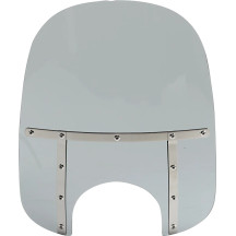 Memphis Fats Windshield — Height 53.5 cm (21"), headlight cutout 23 cm (9")