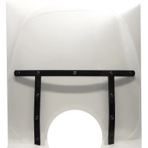 Memphis Fats Windshield — Height 17", Width 22", Headlight cutout 9"