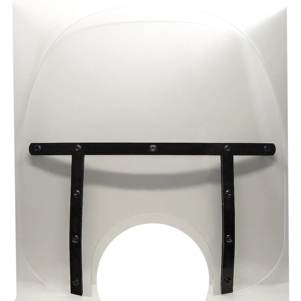 Memphis Fats Windshield — Height 17", Width 22", Headlight cutout 9"