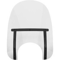 Memphis Slim Windshield — 17" height, 18" width, 9" headlight cutout