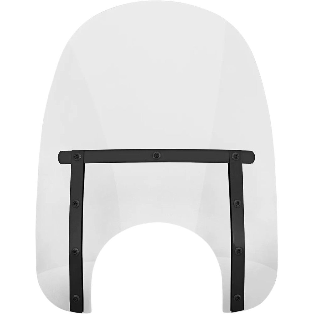 Memphis Slim Windshield — 17" height, 18" width, 9" headlight cutout