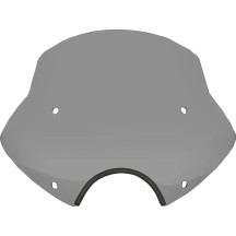 Parabrisas Speed Demon — 33 cm (13") de altura, corte de faro 18 cm (7"), negro ahumado