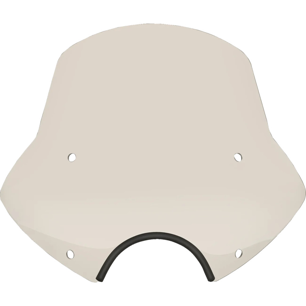 Speed Demon Windshield — Height 38 cm (15"), Headlight cutout 18 cm (7"), Solar