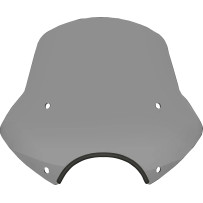 Windshield 15 SPD Demon 9 HDLT BK SMK — 15 in, black smoked