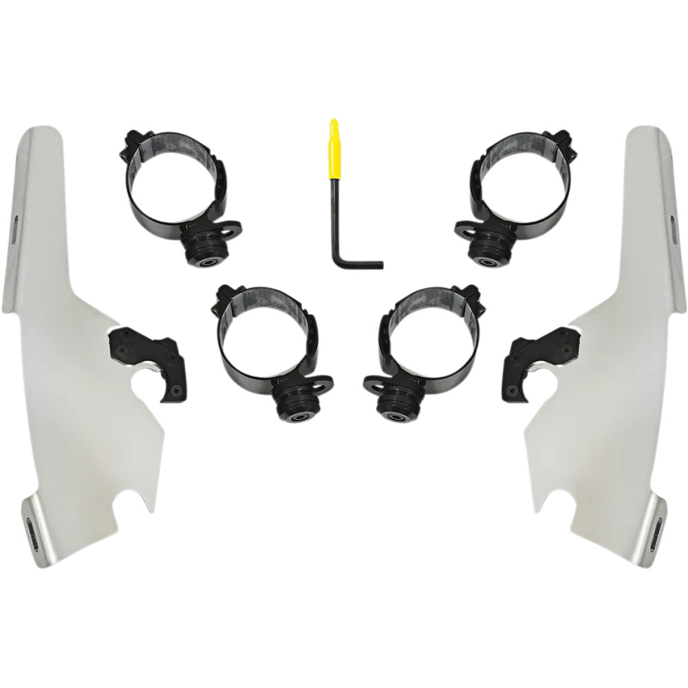 Batwing Fairing Trigger-Lock Mounting Kit — Polished