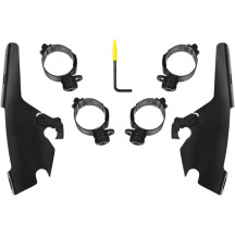 Batwing Fairing Trigger-Lock Mounting Kit — Black, Batwing Fairing