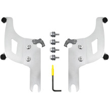 Bullet Fairing Trigger-Lock Hardware Kit — Polished, fits Bullet Fairing