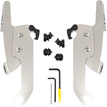 Fats/Slim Windshield Trigger-Lock Complete Mount Kit — Fits Memphis Fats, Memphis Slim, Polished