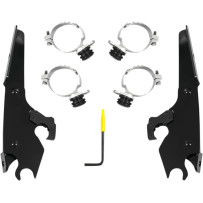 Kit de montaje Trigger-Lock para Batwing Fairing — Batwing Fairing, Negro
