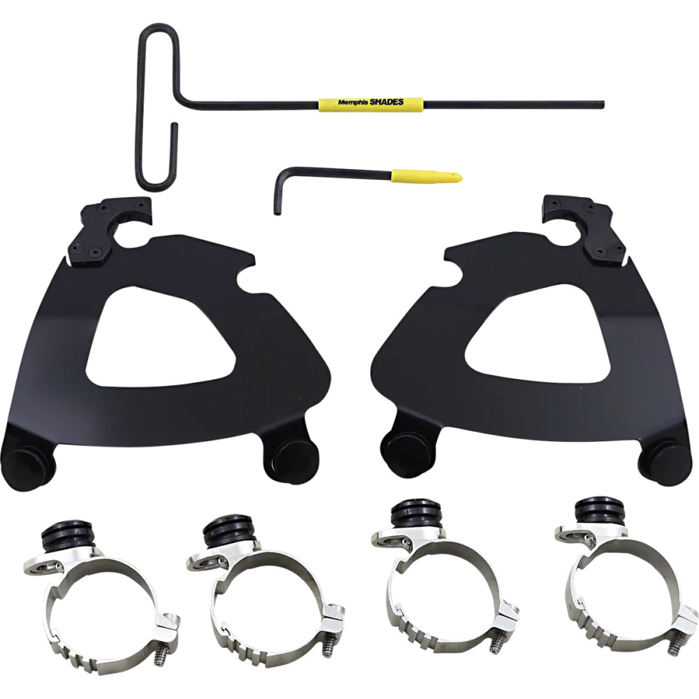 Kit de hardware Gauntlet Fairing Trigger-Lock — Negro, Kit