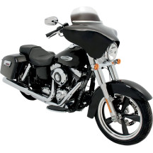 Batwing Fairing — 43 cm (17") height, 85 cm (33-1/2") width, Black gloss