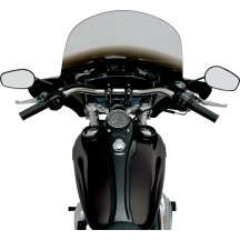 Batwing Fairing — 43 cm (17") height, 85 cm (33-1/2") width, Black gloss