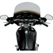 Batwing Fairing — 43 cm (17") height, 85 cm (33-1/2") width, Black gloss