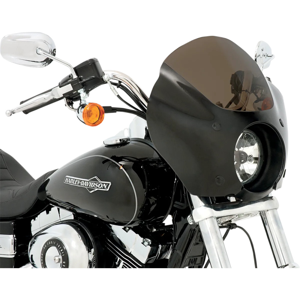 Gauntlet Fairing — Gloss black, smoked windshield