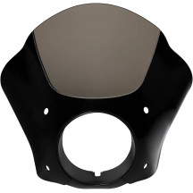 Gauntlet Fairing — Gauntlet, gloss black, smoked windshield
