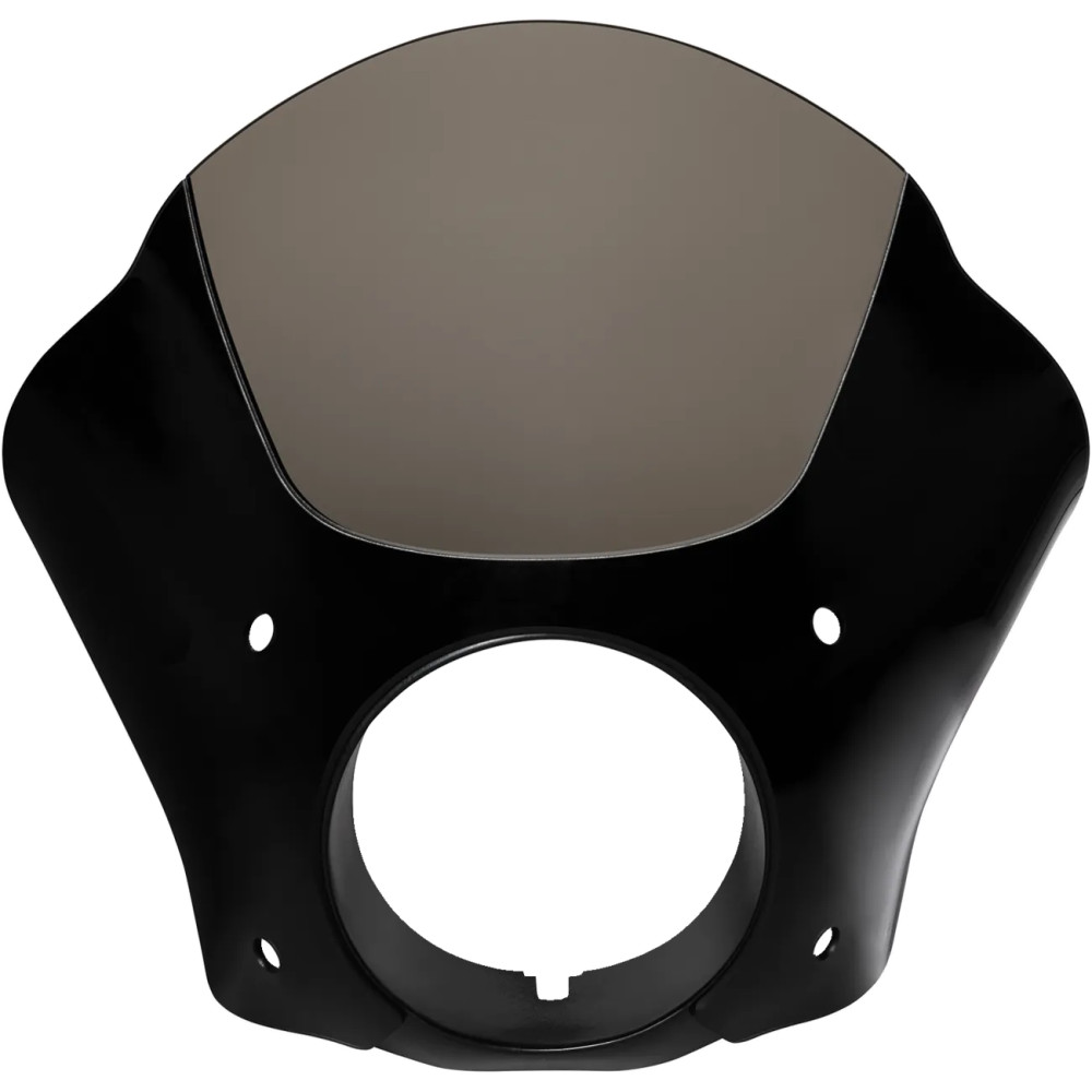 Gauntlet Fairing — Gauntlet, gloss black, smoked windshield