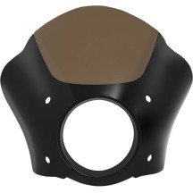 Gauntlet Fairing — Black gloss, Smoked windshield, ABS plastic