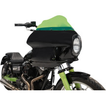 FXRP-Style Fairing Kit — 7" headlight mount, 9" Flare windshield, Black