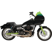 FXRP-Style Fairing Kit — 7" headlight mount, 9" Flare windshield, Black