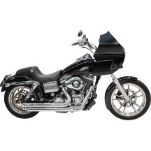 FXRP-Style Fairing Kit — 7" headlight mount, 9" Flare windshield, Black