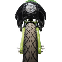 FXRP-Style Fairing Kit — 7" headlight mount, 9" Flare windshield, Black