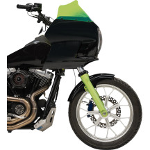 FXRP-Style Fairing Kit — 7" headlight mount, 9" Flare windshield, Black