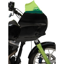 FXRP-Style Fairing Kit — 7" headlight mount, 9" Flare windshield, Black