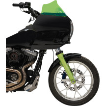 FXRP-Style Fairing Kit — 7" headlight mount, 9" Flare windshield, Black