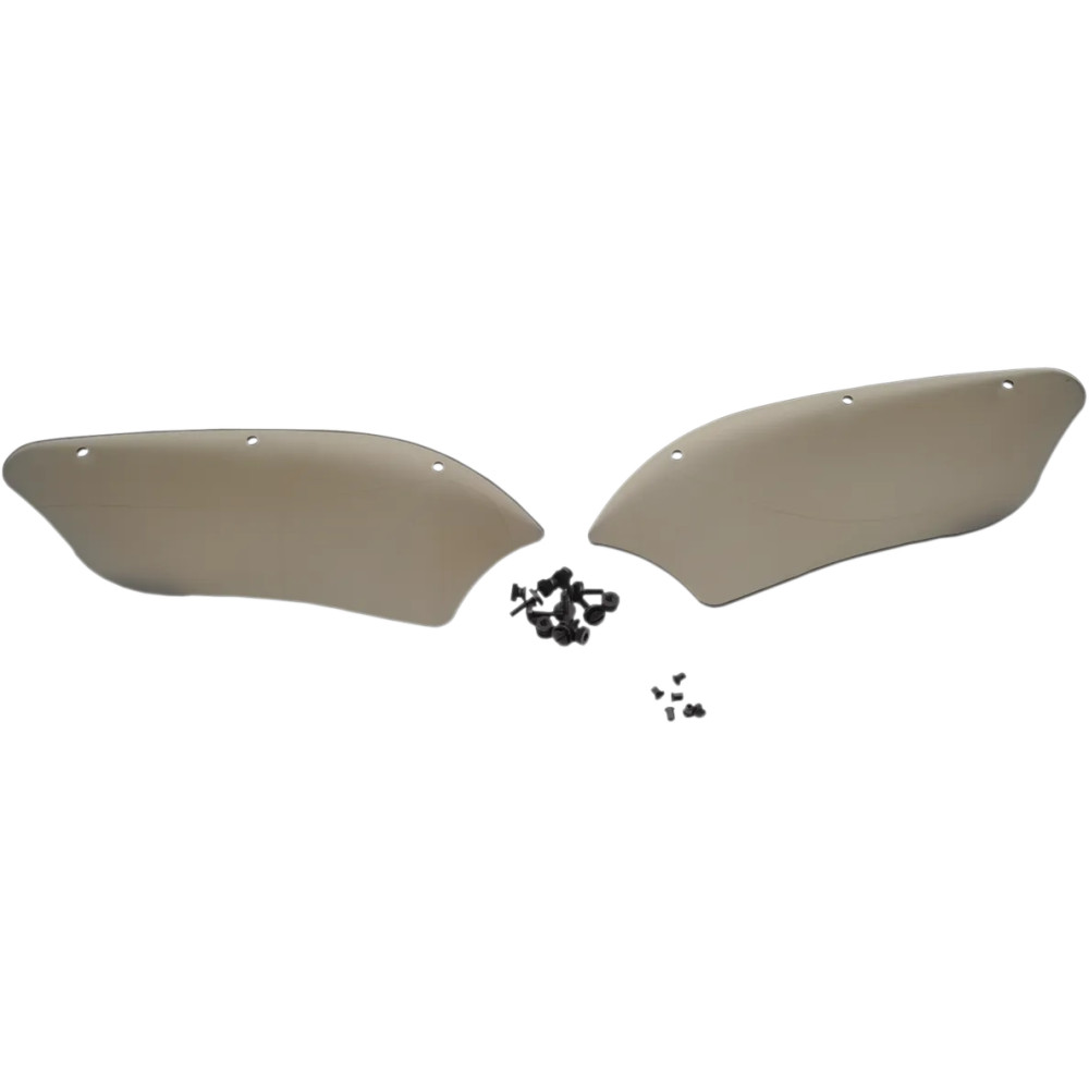 Batwing Fairing Wind Deflectors — Black, pair