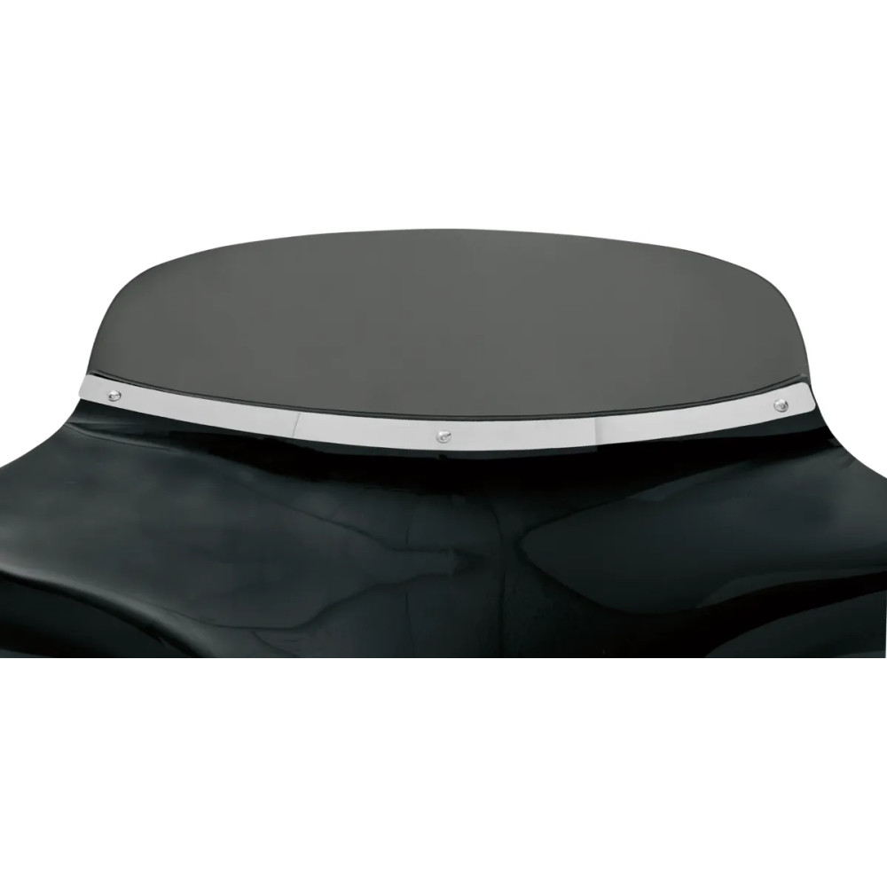 Slotted Stainless Steel Batwing Fairing Trim — Stainless steel, chrome polished