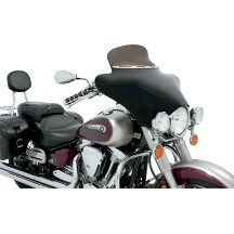 Slotted Stainless Steel Batwing Fairing Trim — Chrome polished