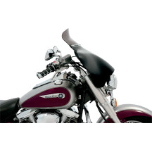 Slotted Stainless Steel Batwing Fairing Trim — Chrome polished
