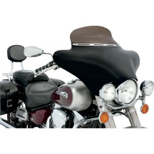 Slotted Stainless Steel Batwing Fairing Trim — Chrome polished