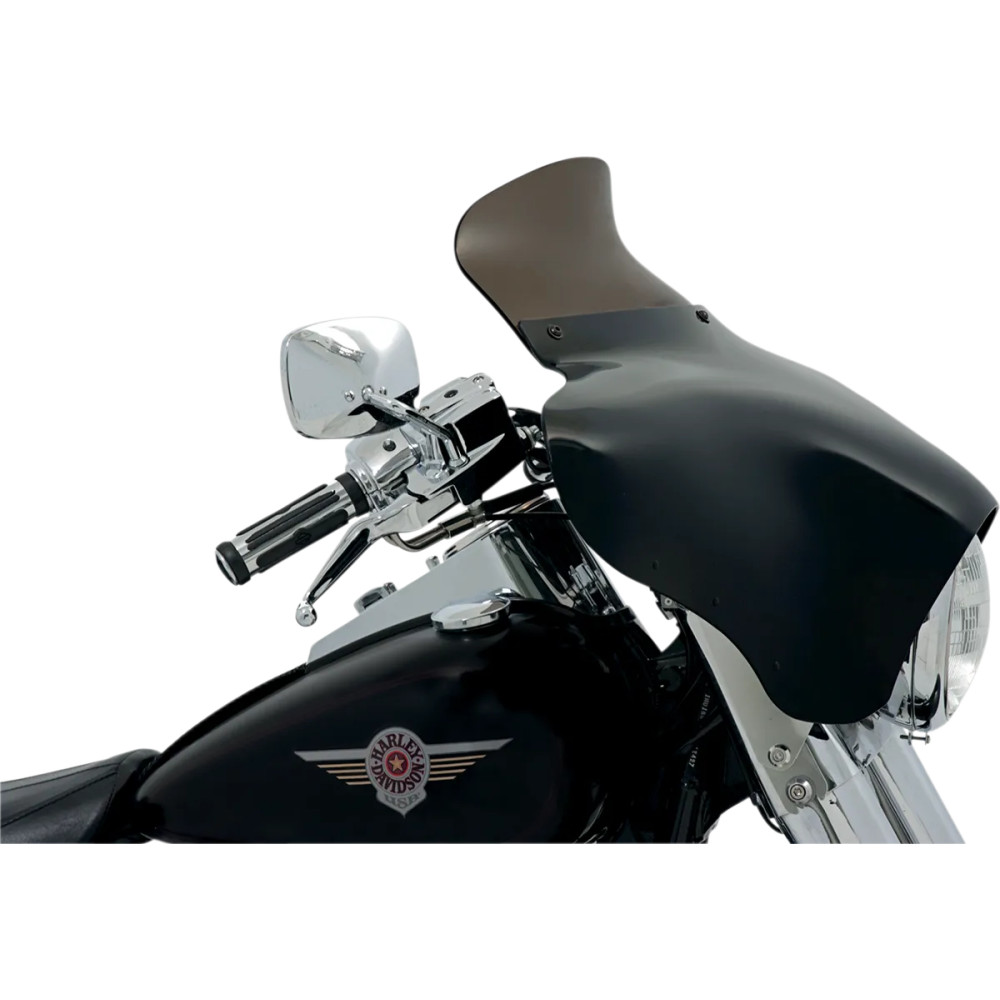 Batwing Spoiler Windshield — 6.5" height, Black