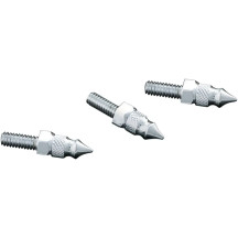 Windshield Spikes — 16 mm (5/8"), 1/4-20 mounting stud, chrome
