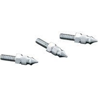 Windshield Spikes — 16 mm (5/8"), 1/4-20 mounting stud, chrome