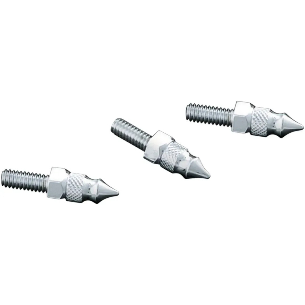 Windshield Spikes — 16 mm (5/8"), 1/4-20 mounting stud, chrome