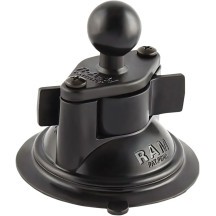 1" Ball Mount Suction Cup Base — 1" ball, 3-1/4" suction cup