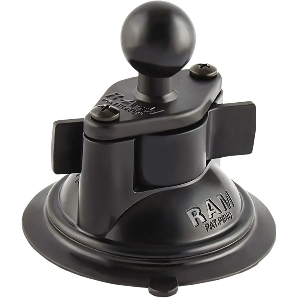1" Ball Mount Suction Cup Base — 1" ball, 3-1/4" suction cup