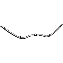 Embellecedor del parabrisas — Scallop, Negro