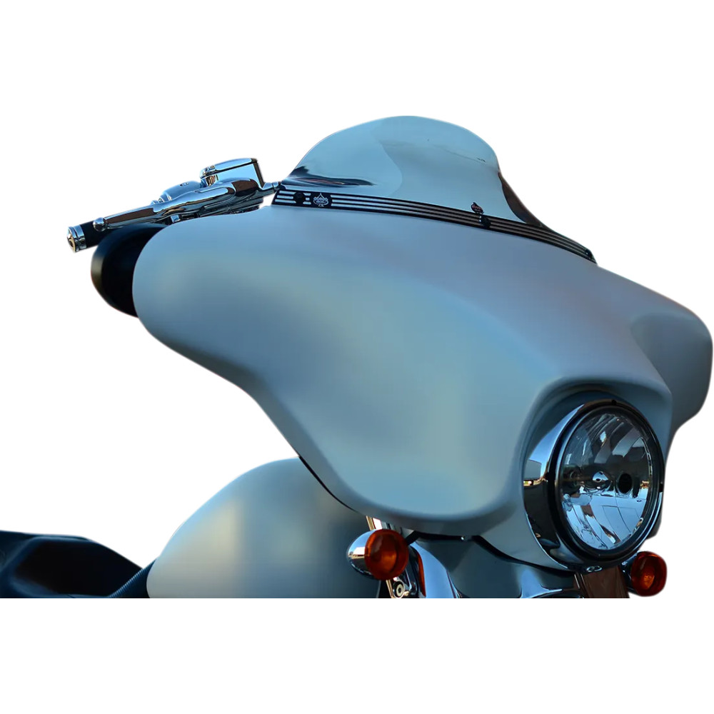 Flare™ Series Windshield Trim — Black, Chrome