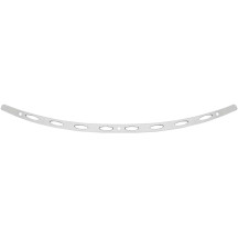 Stainless Steel Windshield Trim — for Harley-Davidson fairings, Polished Chrome