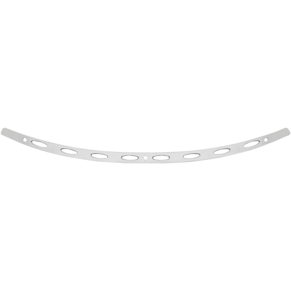 Stainless Steel Windshield Trim — for Harley-Davidson fairings, Polished Chrome