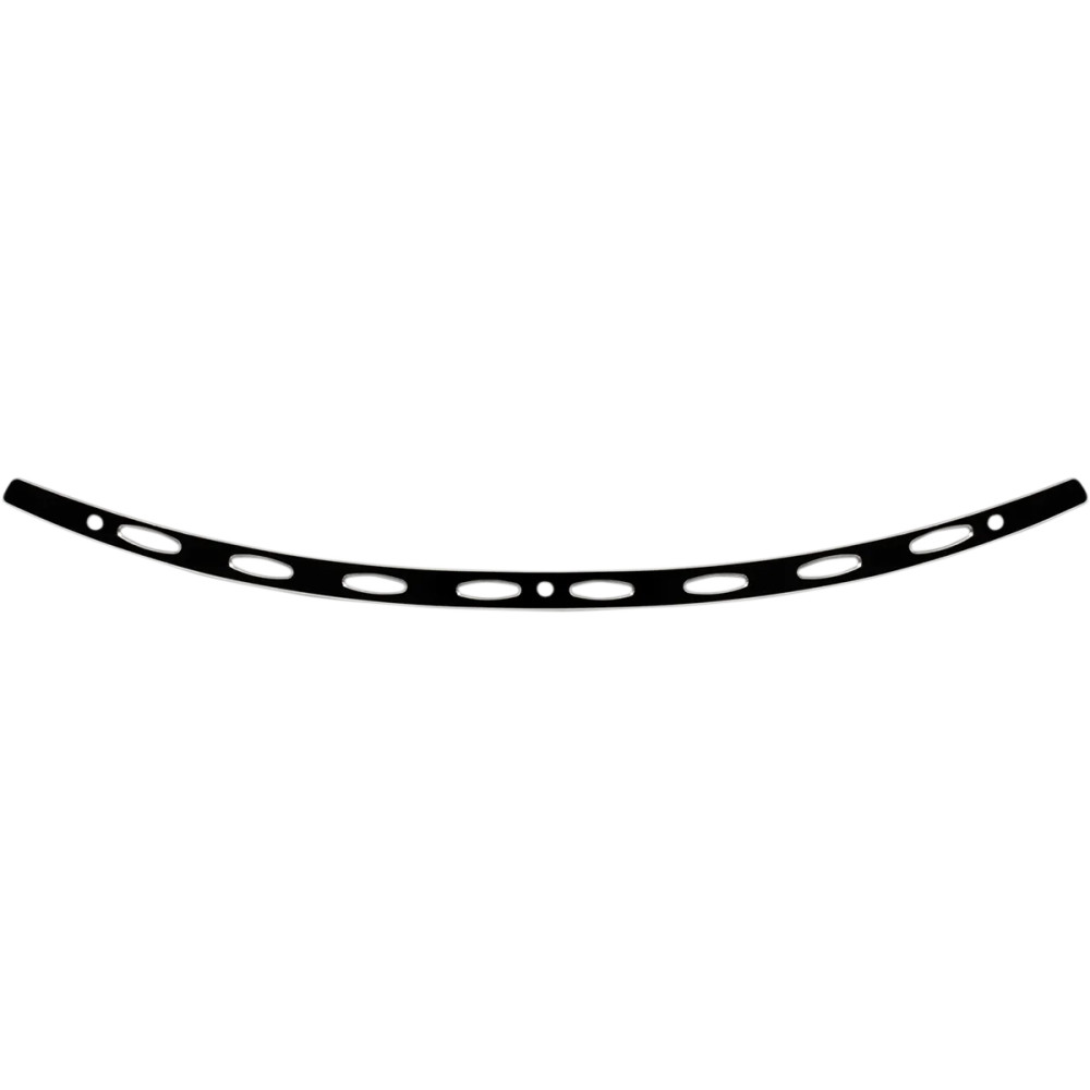 Stainless Steel Windshield Trim — Black, Chrome, fits Harley-Davidson fairings