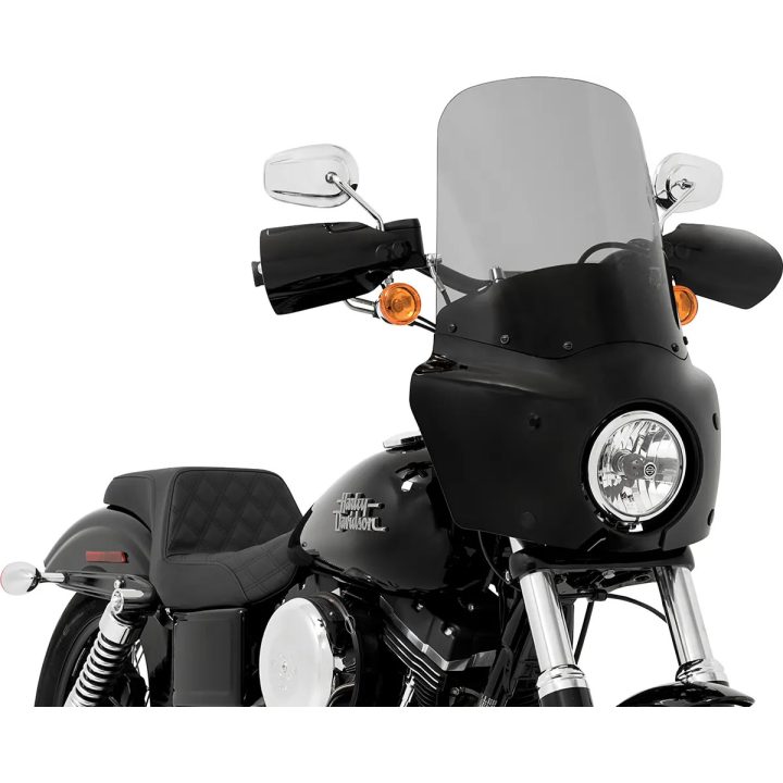 Road Warrior Windshield — 43 cm (17"), Black Smoke