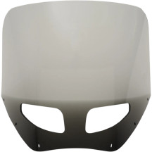 Parabrisas Road Warrior — altura 33 cm (13"), negro, ahumado