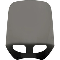 Road Warrior Windshield — 43 cm (17"), Black Smoke